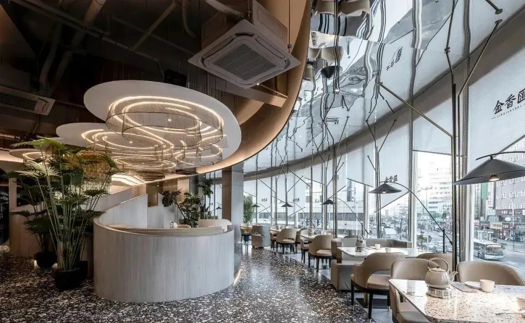 酒吧品牌大型粤菜餐厅的深圳餐饮空间设计