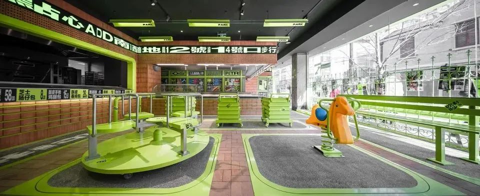 酒吧品牌广莲申点心公园深圳餐饮空间设计，将公园搬进了店内